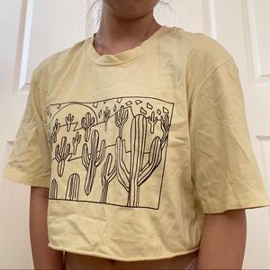Cute Yellow Cactus Shirt